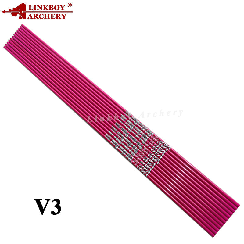 12Set V1 V3 ID4.2mm Carbon Arrows DIY Vanes Recurve Bow LongBow