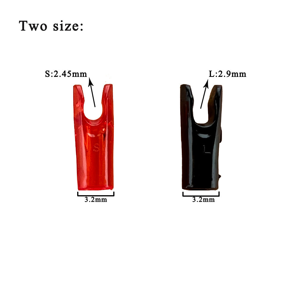 Inner Diameter 3.2mm Pin Nock S/L Size for Arrow Pin Nock Arrow Tail Wings