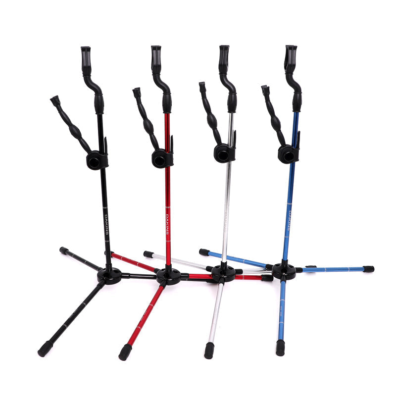 Bow Stand Holder Foldable Metal Construction Traditional Recurve Bow Bracket Rack Hanger