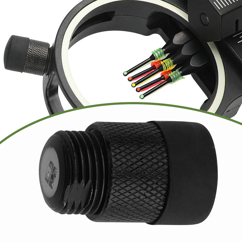 Mini Push-type Aiming Light Device Red Color Adjustable Compound Bow Sight 3/8-32 Thread 9mm