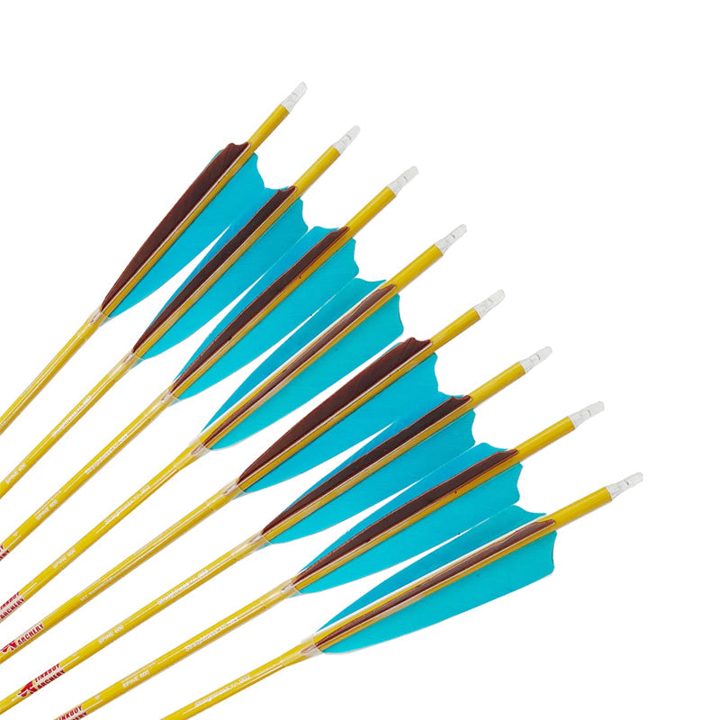 Bamboo Skin Pure Carbon Arrows ID6.2mm 300-800 Spine for Compound Bow and Arrrow