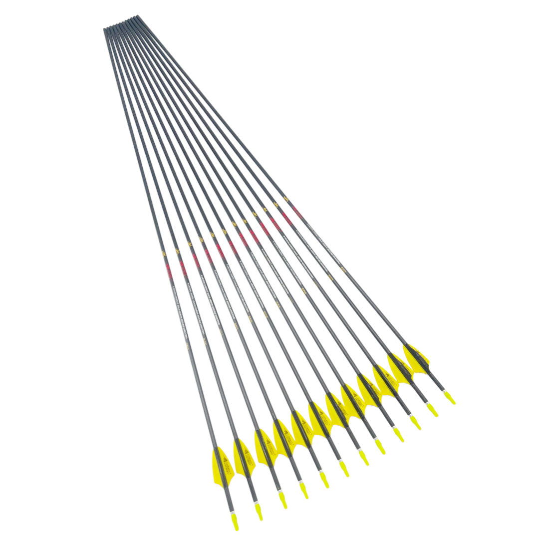 ID4.2mm Carbon Arrows 6/12-Pack, Spine 400-1800, Ultra-Wide Range, Recurve Bow
