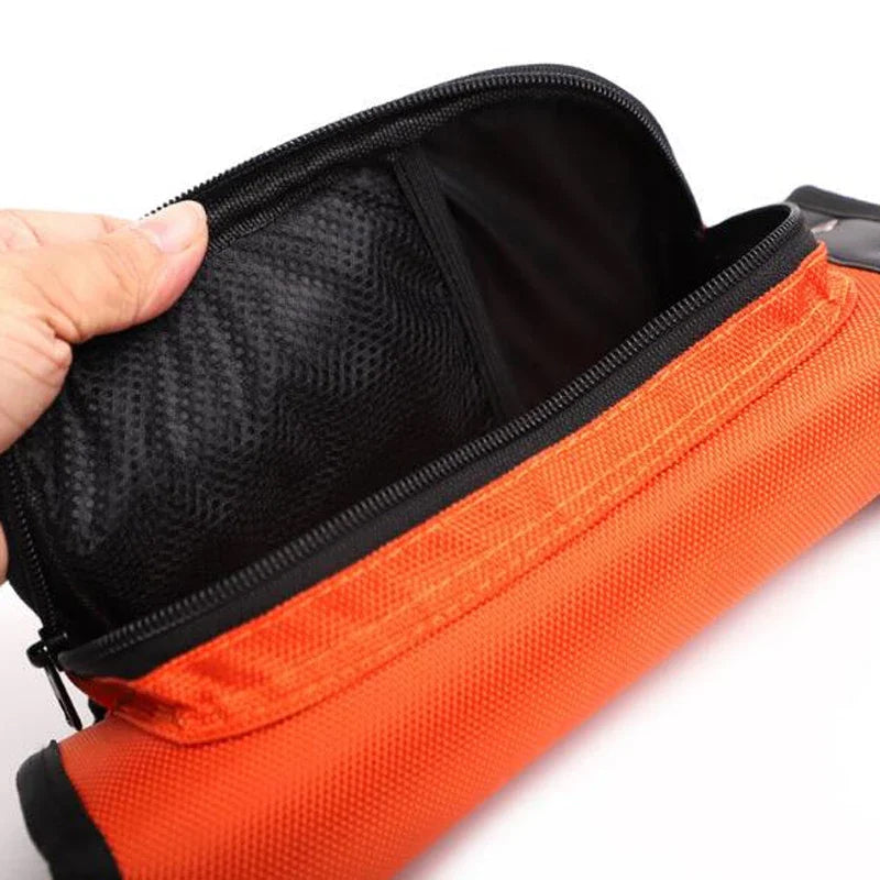 Reverse Arrow Quiver Belt Right/Left Hand Canvas Arrows Holder Bag with Adjustable Belt