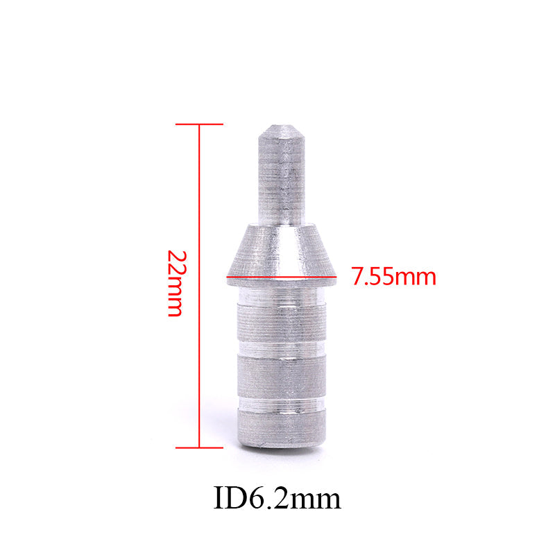 12-Pack Arrow Aluminium Nock Pin for Carbon Arrows Shaft ID3.2mm 4.2mm 6.2mm DIY