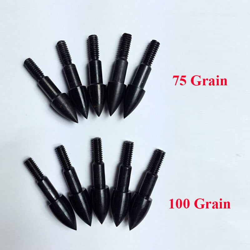 12-Pack Arrow Target Point + 12-Pack Insert for ID6.2 Arrow Shaft