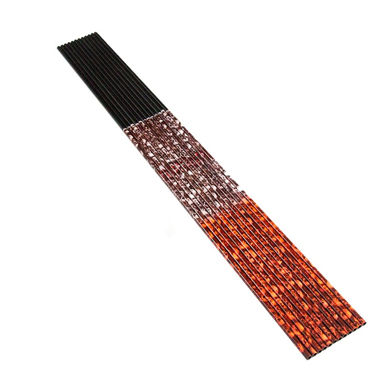 12-Pack Arrow Shaft ID6.2mm Spine 300 340 400 500 600 Camouflage Arrow Shaft