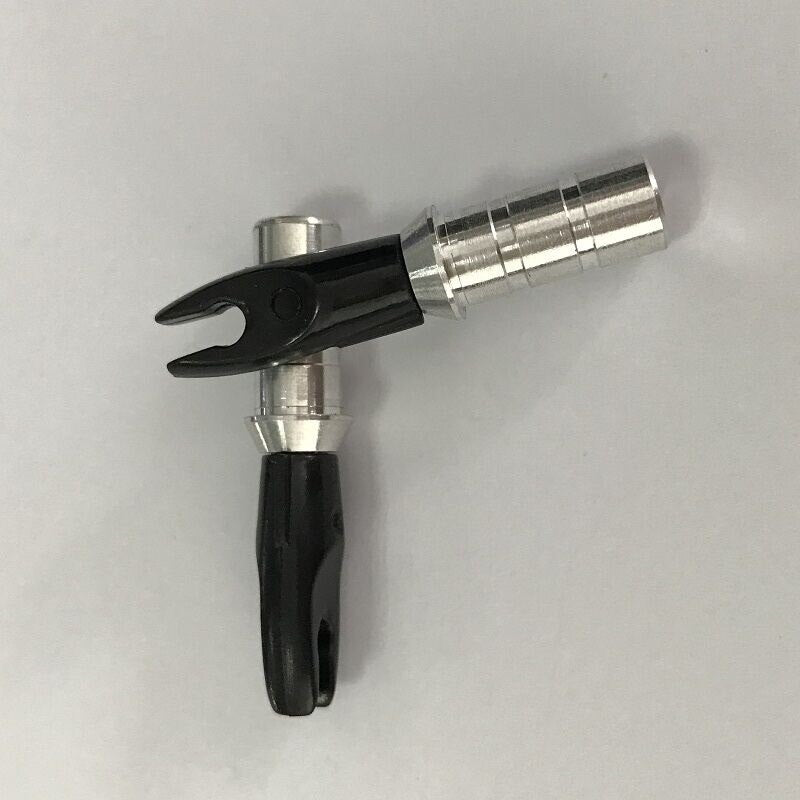 12-Pack ID3.2/4.2/6.2mm Arrow Aluminum Pins + Plastic Nocks Carbon Arrow Shaft Compound Bow Plastic