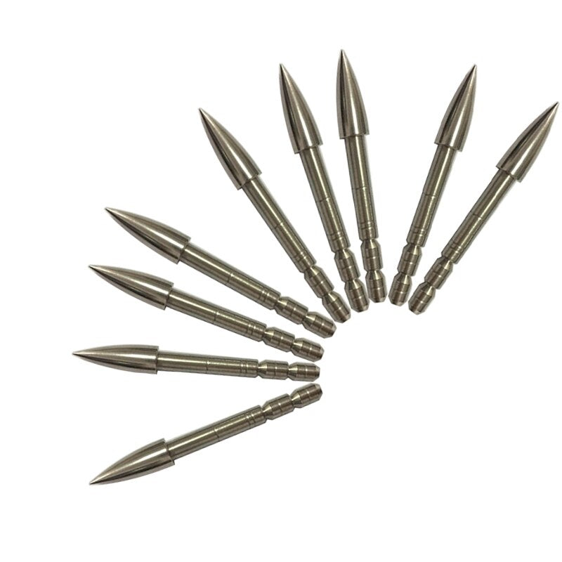12-Pack Insert Broadhead Arrow Target Point Tips 80/100/120gr ID4.2mm Arrows Shaft Arrow Head