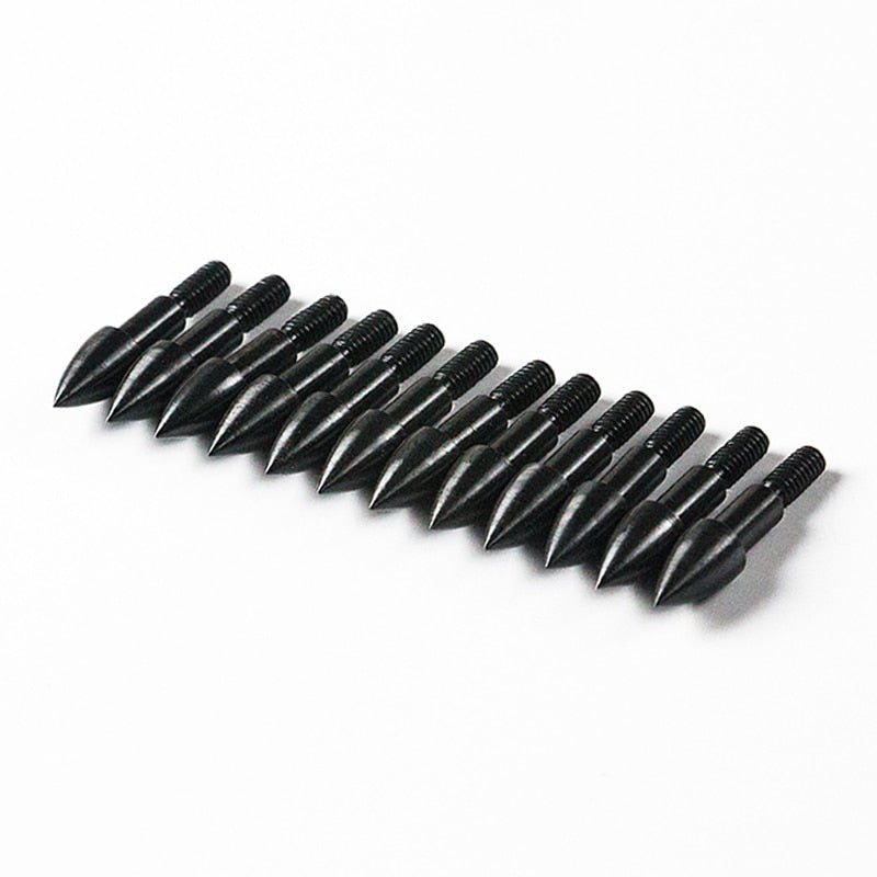 12-Pack Pure Carbon Arrows Shaft Spine200-1000 ID6.2mm 75gr 100gr Arrow Point Tips Compound Bow