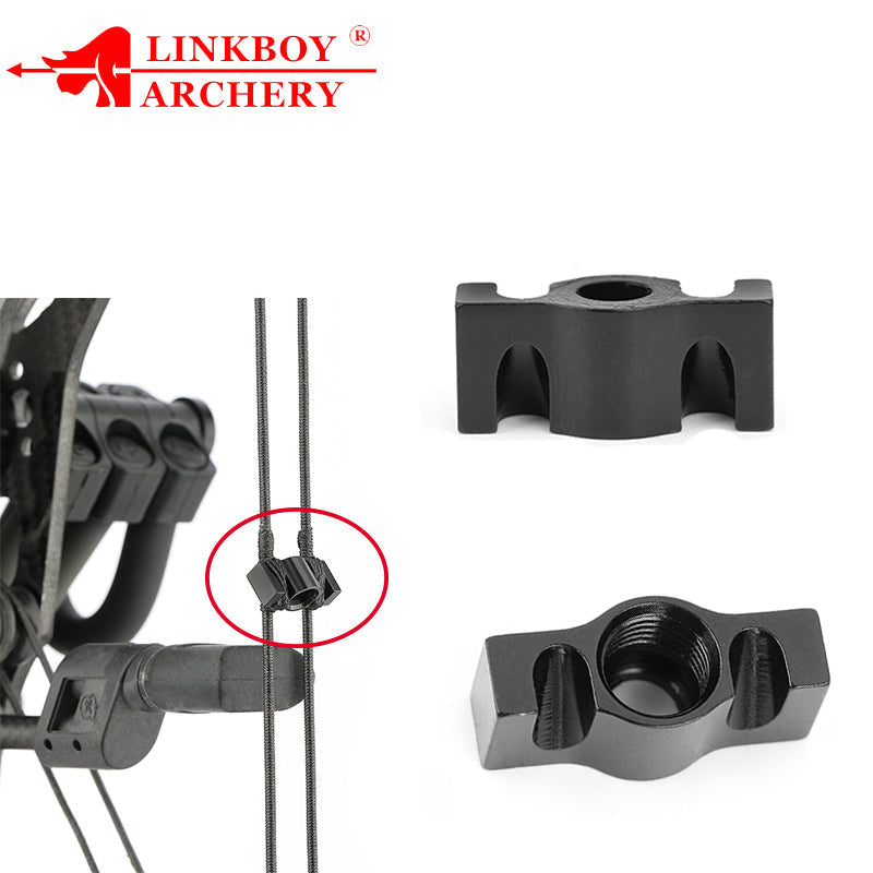 Compound Bow Peep Sight Aluminum Alloy Sight Aids for Double Bow String