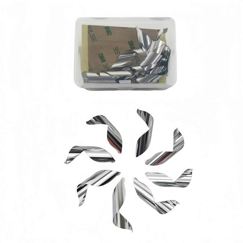 50-Pack/1box 1.75inch S Spin Vanes Spiral Feather DIY Arrow with Sticker Tape Arrow Right