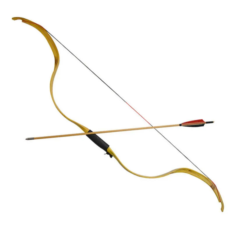 49inch Traditional Bow 20lbs Takedown Recurve Bow Beginner Women Long Bow