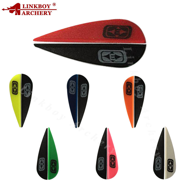 36-Pack Arrow 1.75inch Plastic Vanes for ID4.2mm Carbon Arrows Shaft Recurve Bow