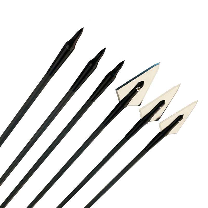 12-Pack Arrow Insert Adapter Connect Broadheads Arrow Points for ID4.2mm Shaft Recurve Bow