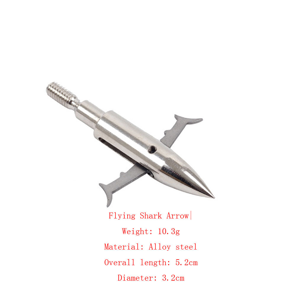 Bowfishing Arrowheads Broadheads Fishing Arrow Heads Tips Stainless Steel for Shaft Arrow Head Hunt