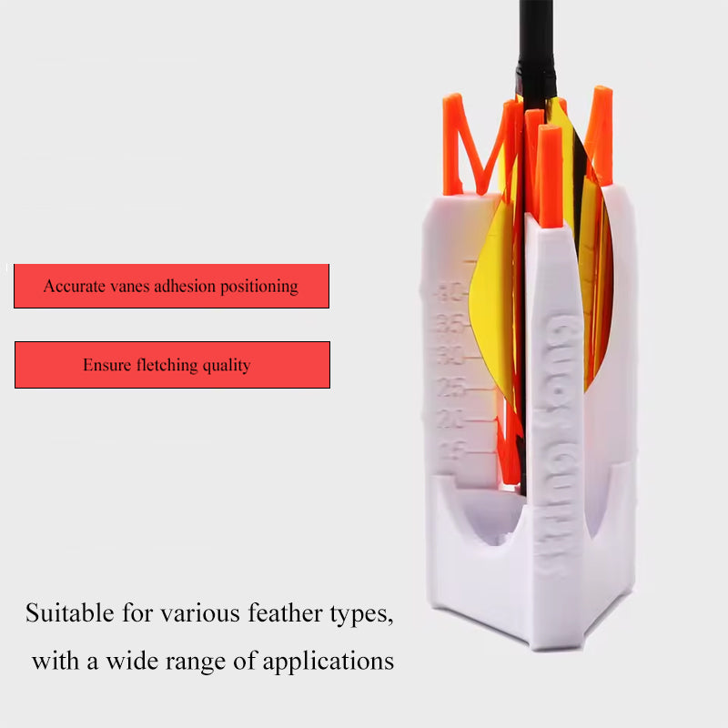Spiral Fletching Jig for Recurve/Compound Bow Arrow Vane DIY Tool