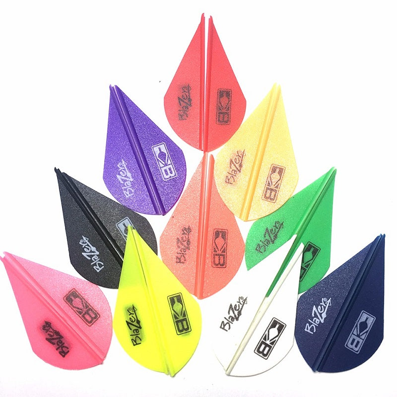 2'' Blazer Plastic Vane High Elastic and Arrows DIY Streamlined