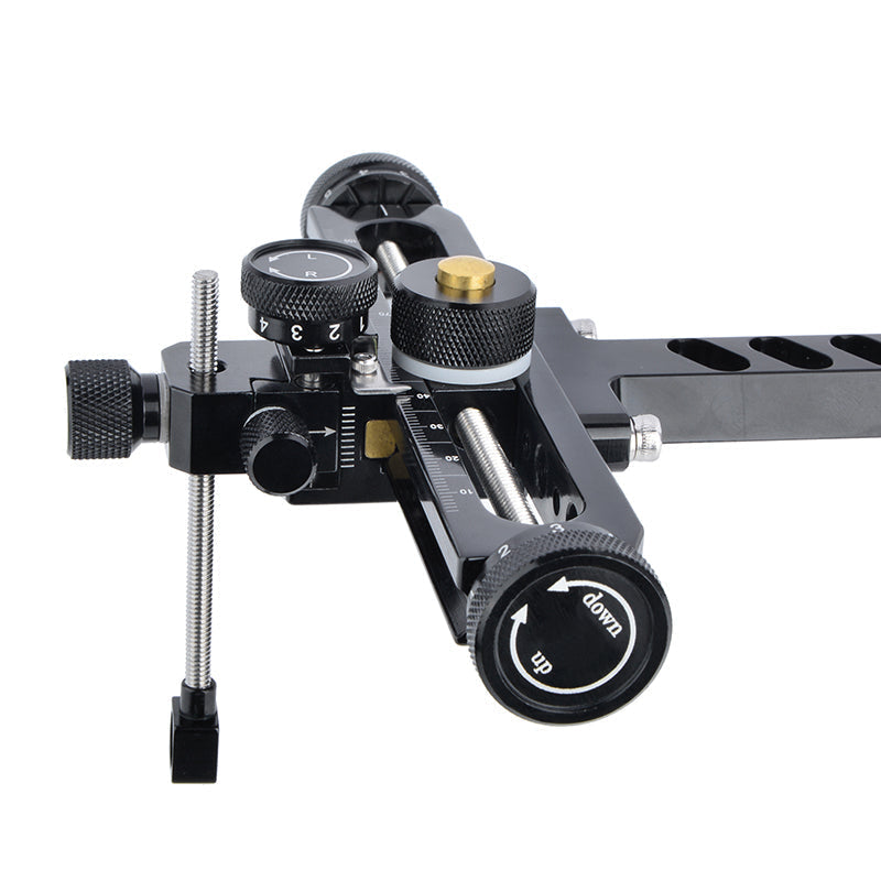 Recurve Bow Sight Aluminum Alloy High Adjustment Precision Clear Scale