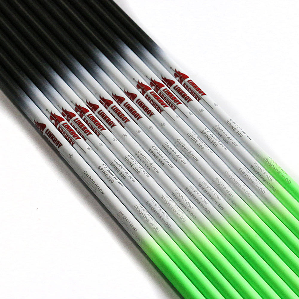Carbon Arrow Shaft ID 6.2 Mm Spine 300-1000 for Bow 12-Pack