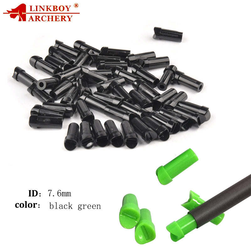 Arrow Pin Nocks, ID3.2mm / ID4.2mm / ID6.2mm, Carbon & Fiberglass Arrow Shaft Compatible