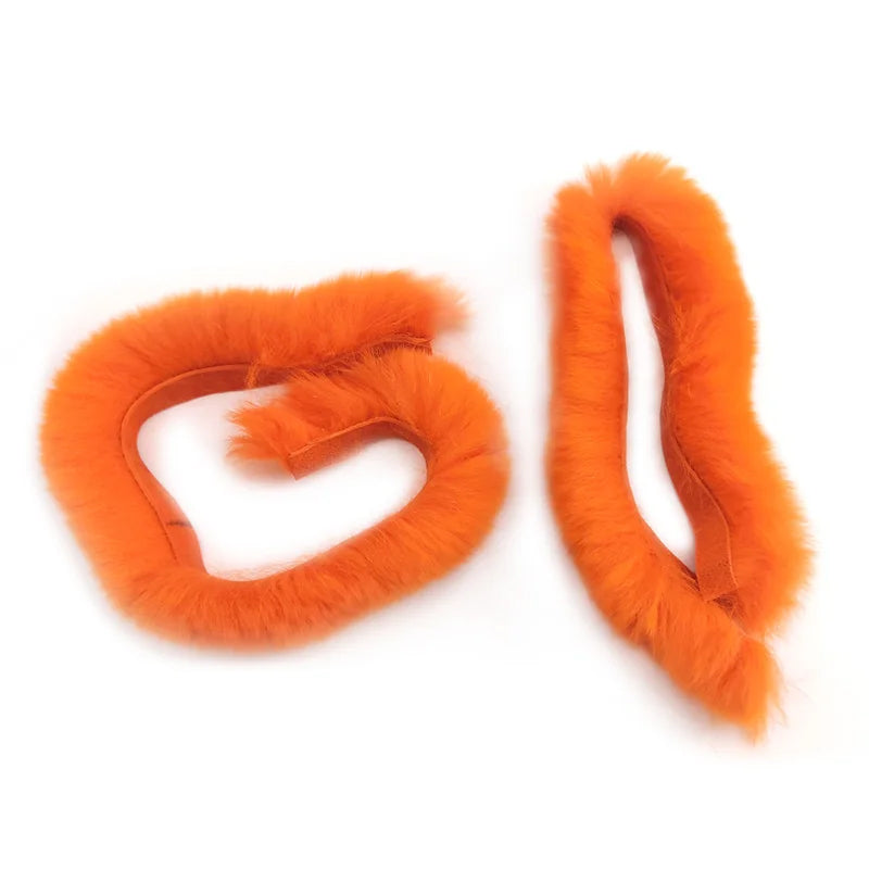 2-Pack/Set Rabbit Hair Bowstring Shock Recurve Bow Stabilizer Soft and Smooth 23.5cm Shake Absorber