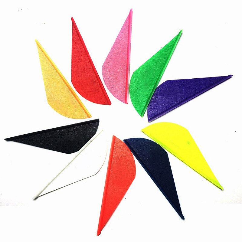 36-Pack 2inch Arrow Vanes for ID6.2mm Carbon Arrows Compound Traditional Bow