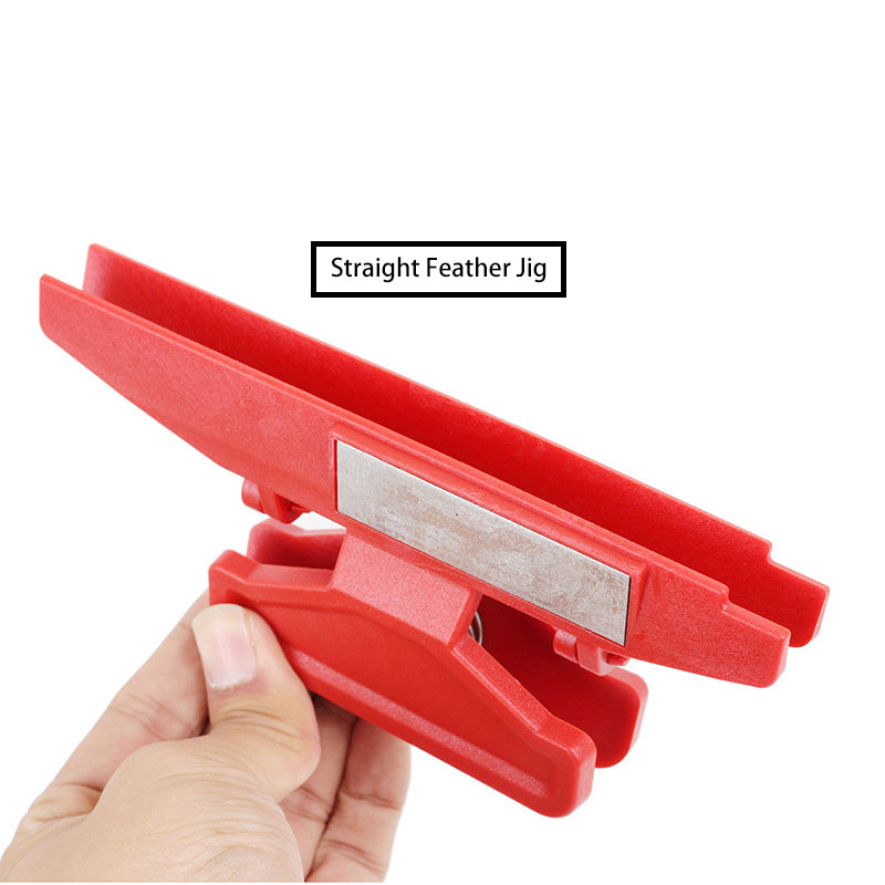 Arrow Fletching Jig Straight Feather/Helical Feather Jig for Bow Arrow DIY Arrow Vanes Feathers