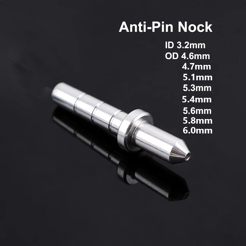 50-Pack 7075 Aluminum Nock Pin for Arrow Shaft ID 3.2/4.2 Mm for Nock Compound