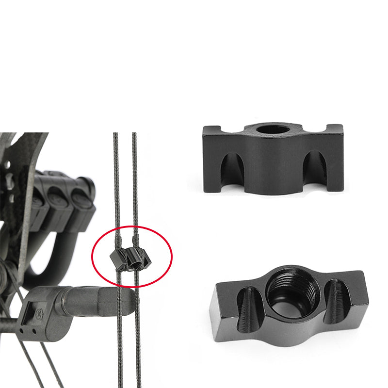 Compound Bow Peep Sight Aluminum Alloy Sight Aids for Double Bow String