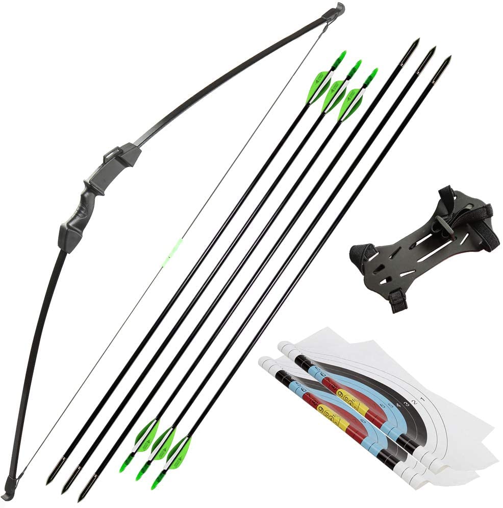 Takedown Recurve Bow and Arrow Set for Kid Youth Teens Outdoors