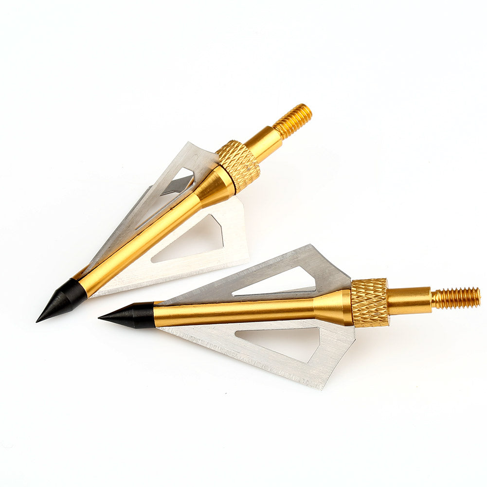 Broadheads 12-Pack 100gr 125gr Points Tips for Carbon Arrows Arrowheads for Compound Bow