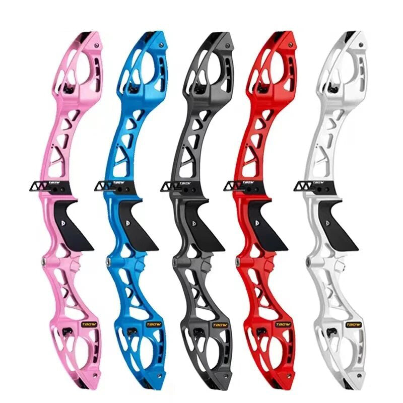 H8 Recurve Bow Riser 25 Inches Aluminum Alloy Handle 20-40 Lbs Limbs for Right