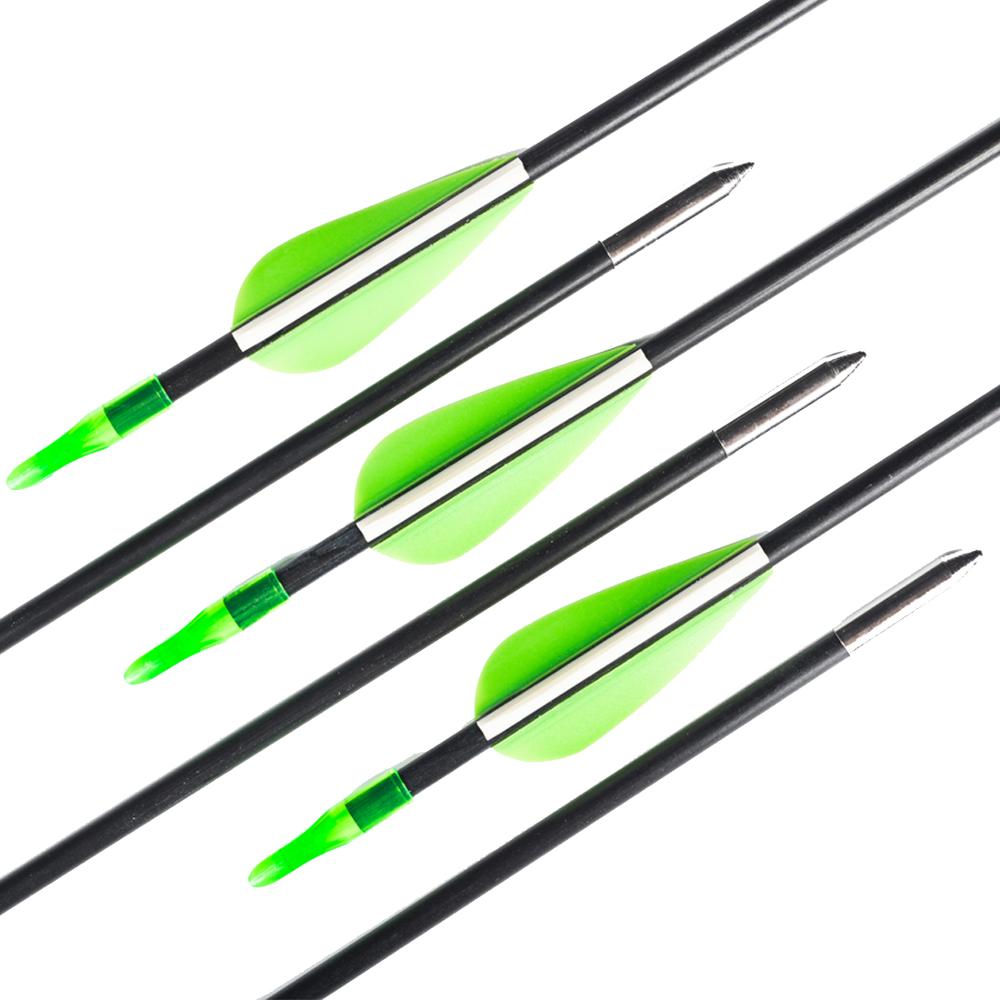 6MM Fiberglass Arrow for Compound Bow and Recurve Bow and Target Arrow Bow