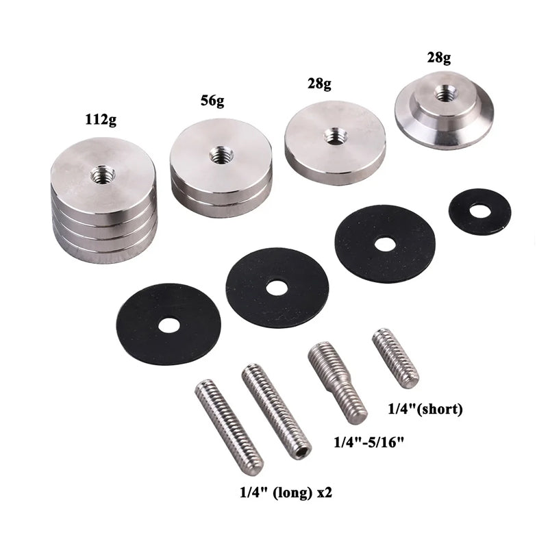 Stabilizer Weight Kit Counterweight Universal Shock Rods Stainless Steel Weighting Blocks Kits Bow
