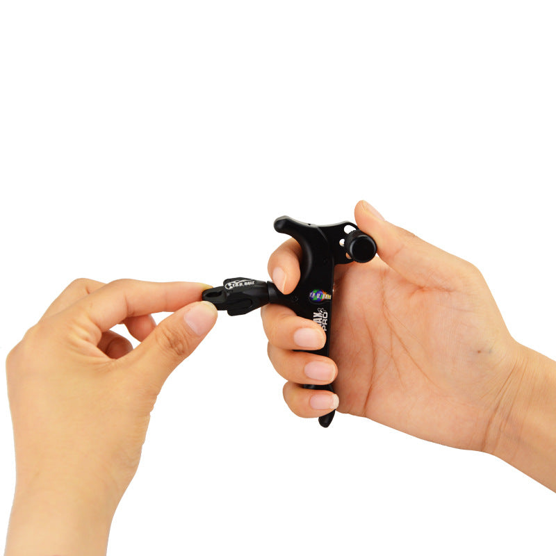 Arrow Release Aid 4 Finger Grip Trigger Compound Bow Auto Hunter