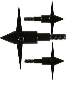3-Pack Steel Fish Bow Arrow Tips Boardhead Arrowhead Points Arrow Head Fishing