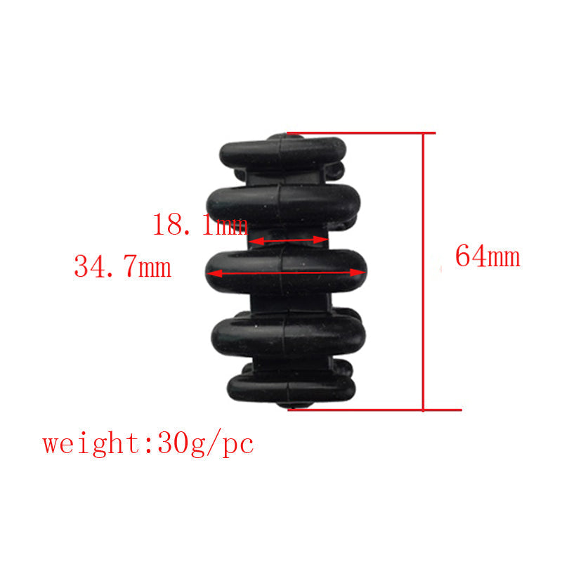 2-Pack Bow Stabilizer Vibration Damper Arrow Shock Absorber