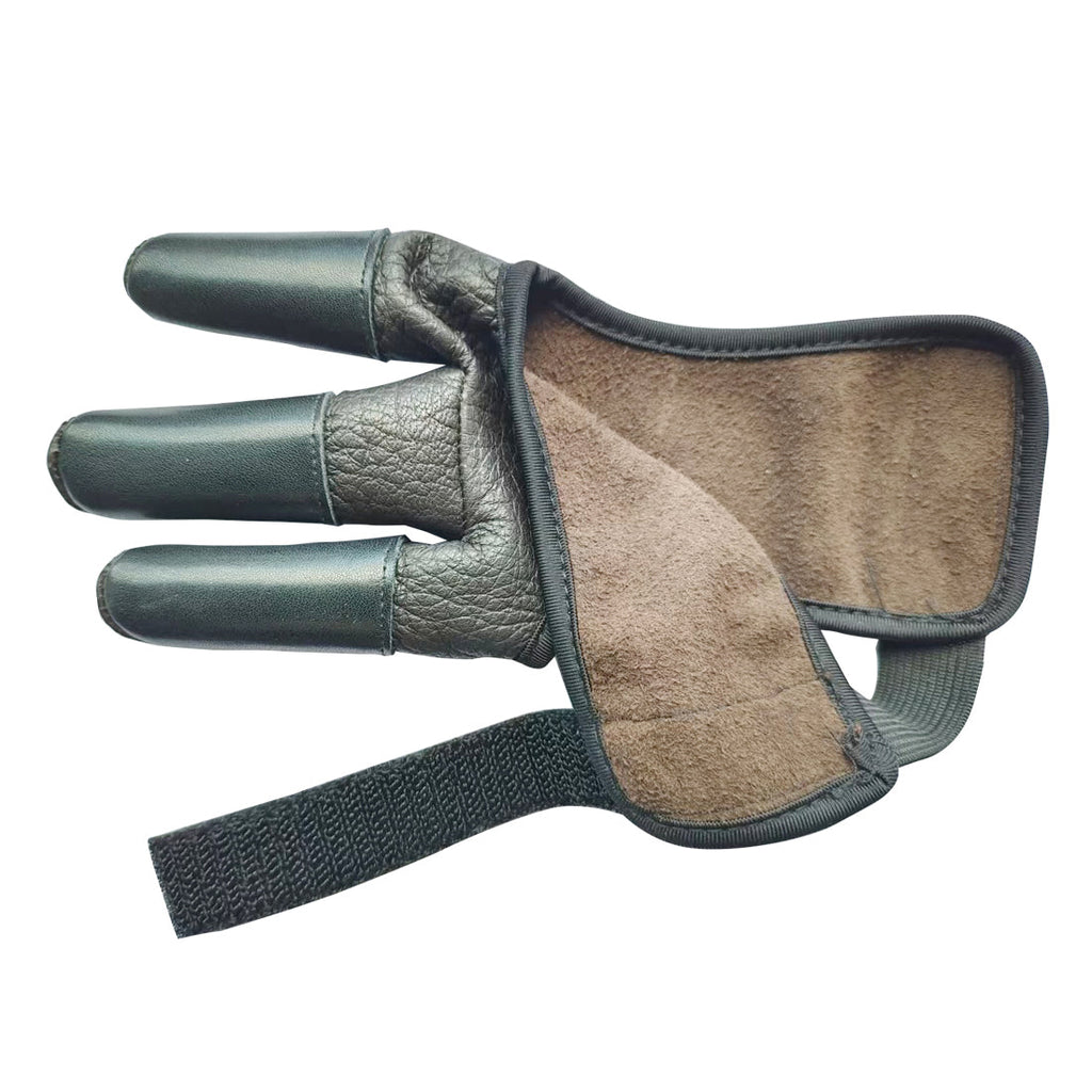 3 Finger Deerskin Wear Resistant Three Finger Glove Practical Finger Protector Protective
