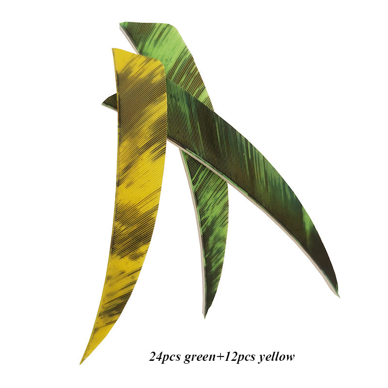 36-Pack 4inch Turkey Feather Arrow Vanes for Carbon Arrows Bow and Arrow
