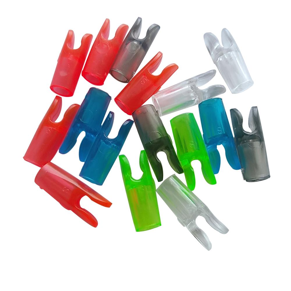 50-Pack Arrow Pin Nocks Size L Arrow Nock +Aluminum Pin for ID 3.2mm 4.2