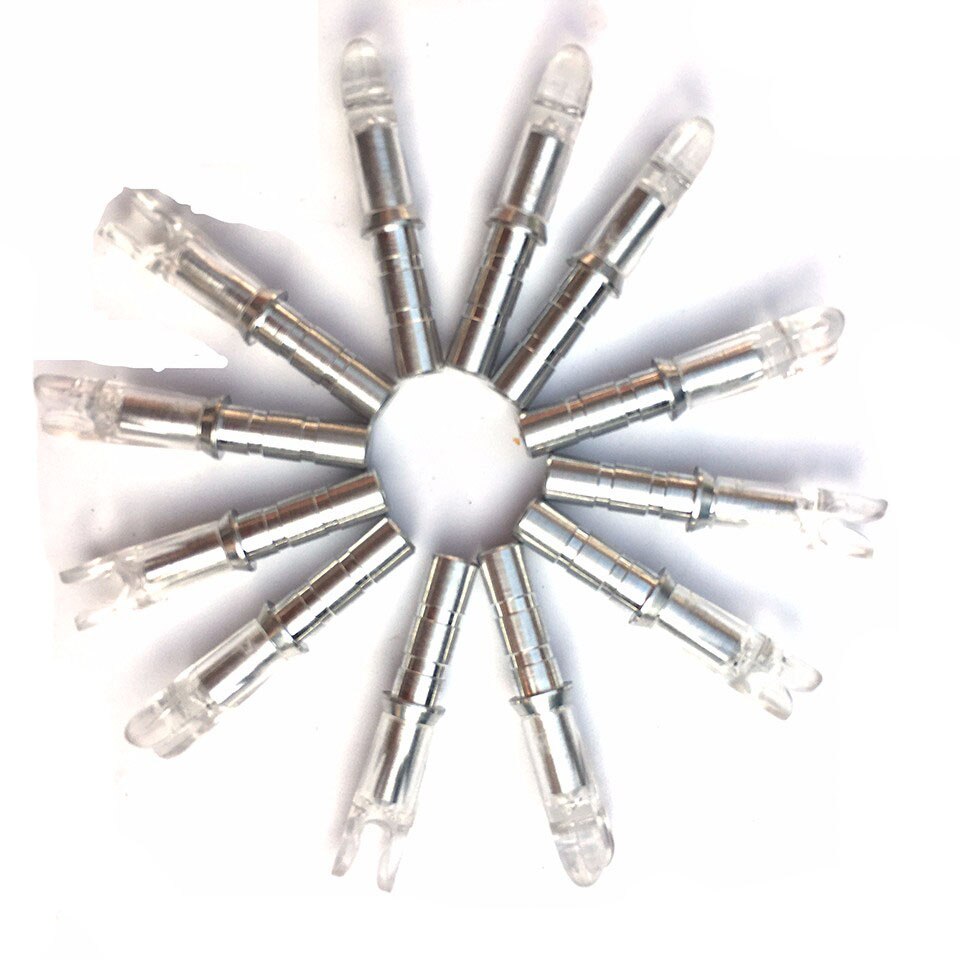 50-Pack Arrow Pin Nocks Size L Arrow Nock +Aluminum Pin for ID 3.2mm 4.2