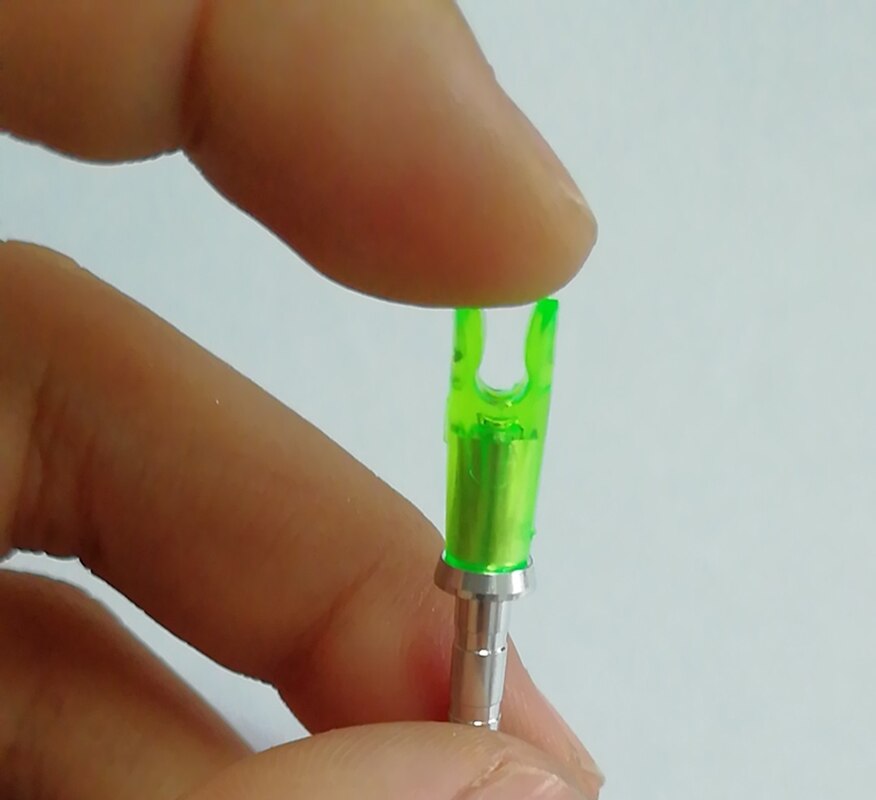 50-Pack Arrow Pin Nocks Size L Arrow Nock +Aluminum Pin for ID 3.2mm 4.2