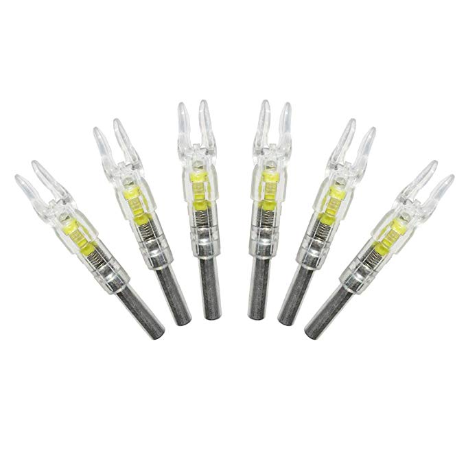 LED Lighted Nock, ID6.2mm, Bowstring Activated, Arrow for &