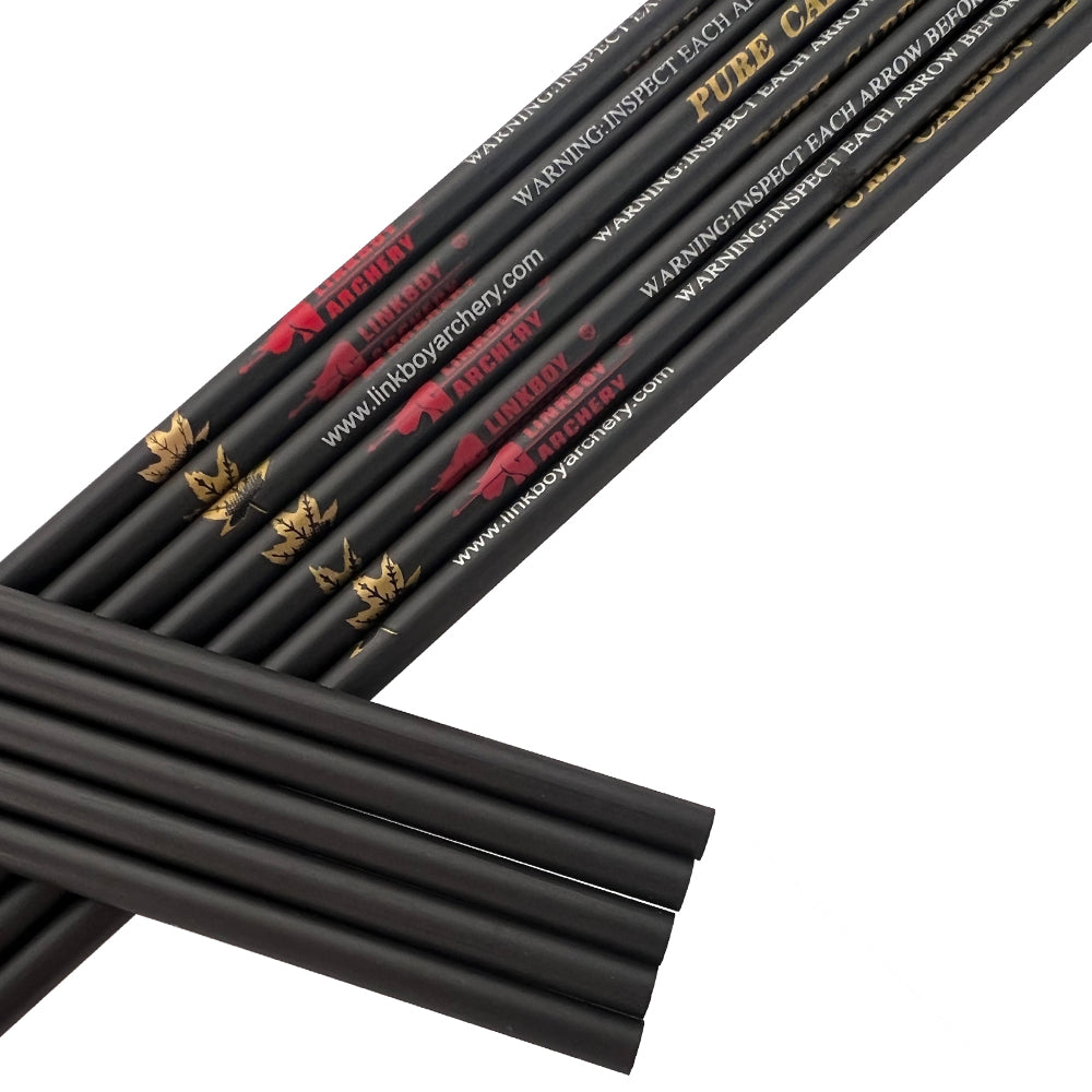 12-Pack Carbon Arrows Shaft SP400-1800 30'' Target 1.75'' Vanes 80GR Broadhead Pin Nock Recurve