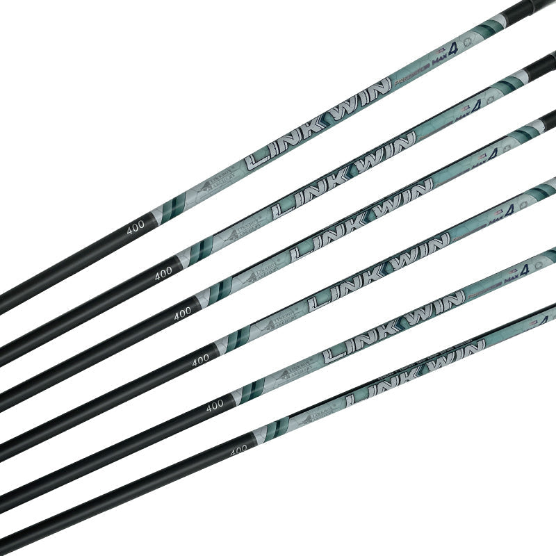 12-Pack 32" Linkwin Pure Carbon Arrow Spine300-800 Target Arrows Bow