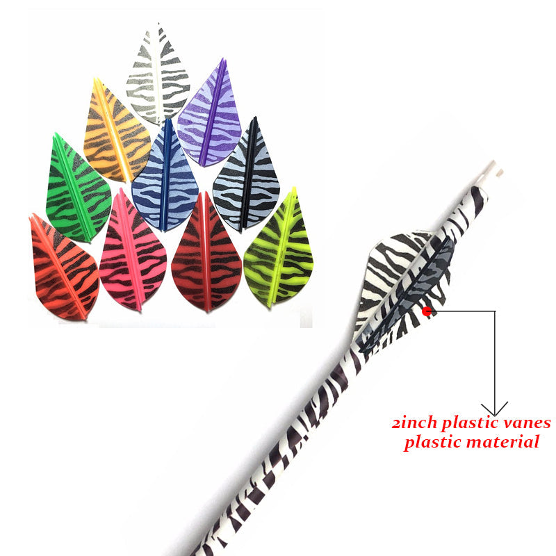 Plastic Arrow Vanes Fletching for Bow