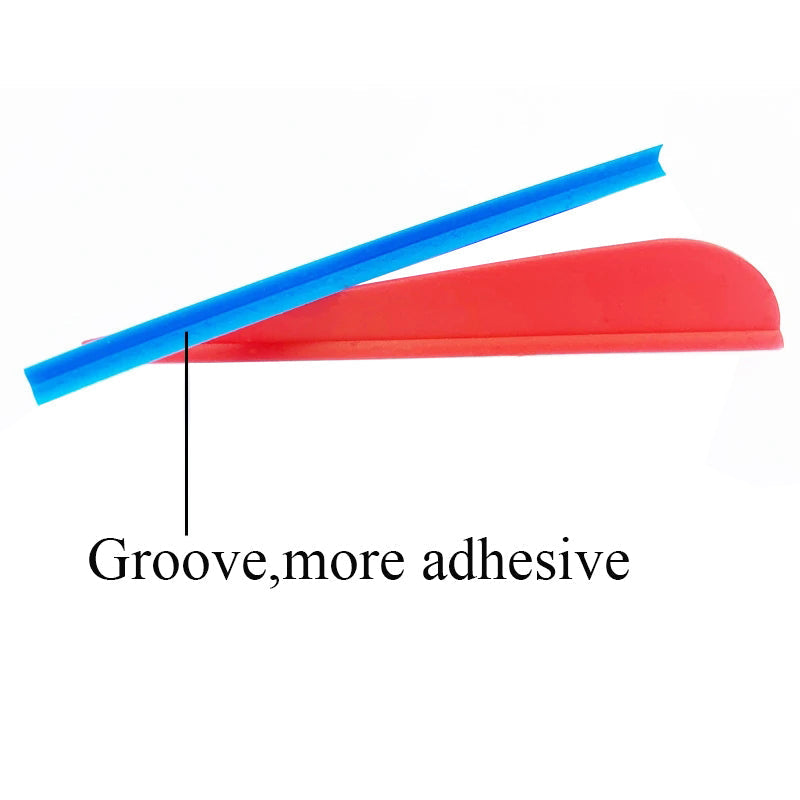 60-Pack/lot Rubber Arrow Vanes 1.75/2 / 2.5 / 3 / 4 / 5 Inches