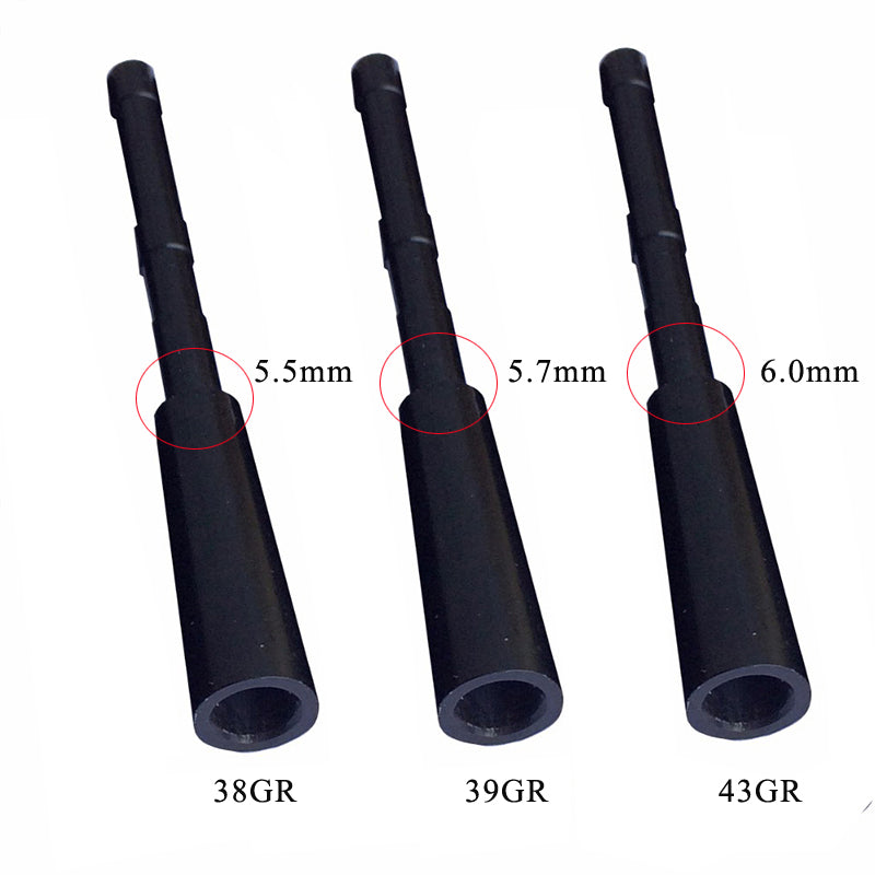 6-Pack Pure Carbon Arrows ID4.2mm 2" Arrow Vanes 75gr Points Arrow Insert Adapter Connect