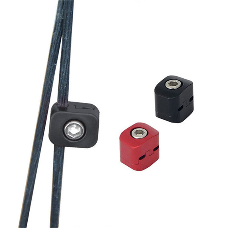 2-Pack Metal Buckle Drop Away Arrow Rest Clip Cable Fastener Clamp for Compound Bow
