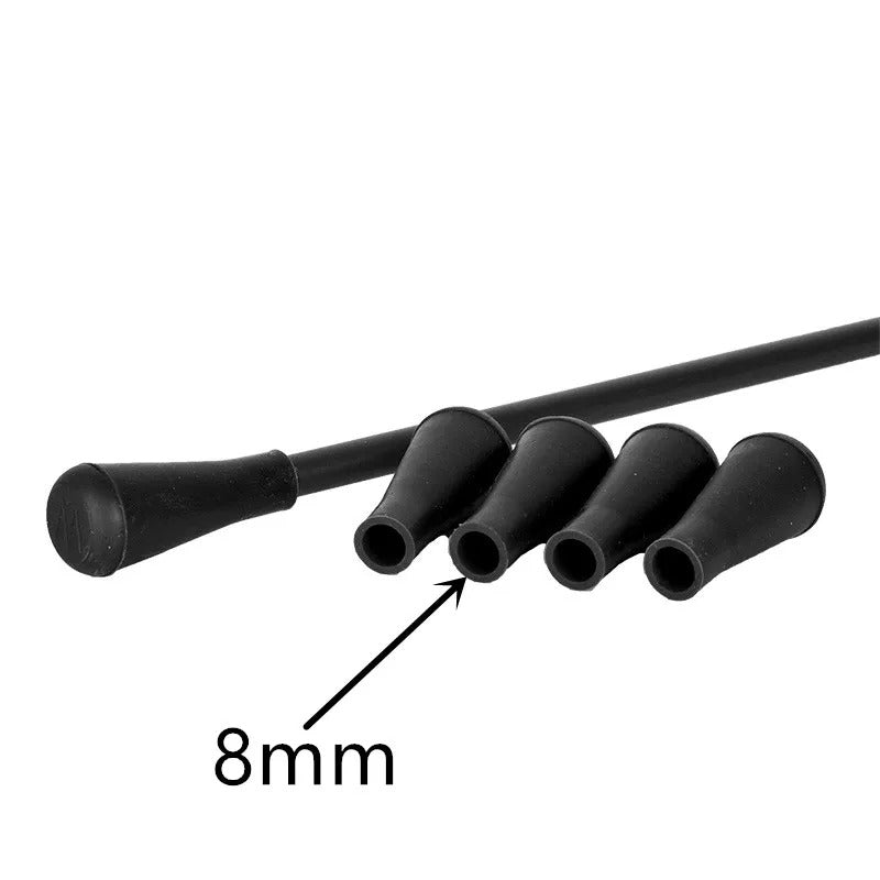 12-Pack 6mm/8mm Arrow Tip Rubber Blunt Point Broad Heads for Bows